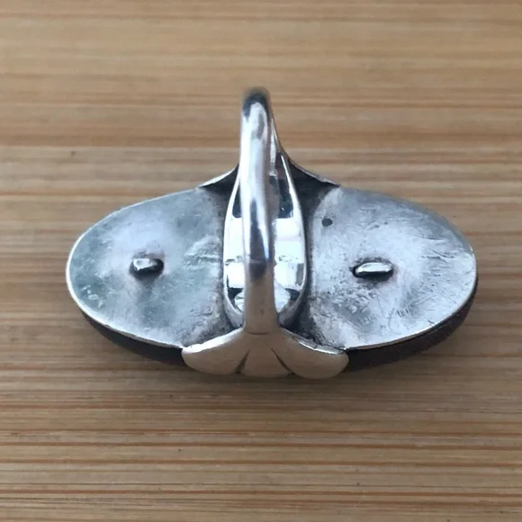 $365 Japanese Vintage Sword Fitting Estate Ring  Size 6  No Marks - Picture 2 of 7